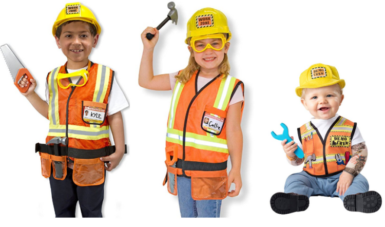 baby girl construction outfit